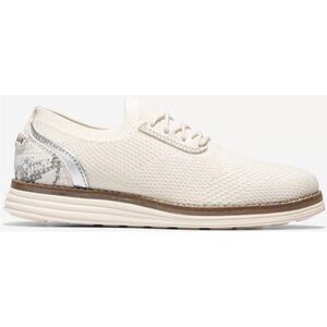Cole Haan Women OriginalGrand Meridian Oxford Sneaker Ivory White Stitchlite 9.5